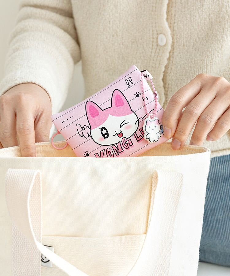Mini Pouch & Keychain Set - Authentic Kakao Friends from Korea | Koolseoul