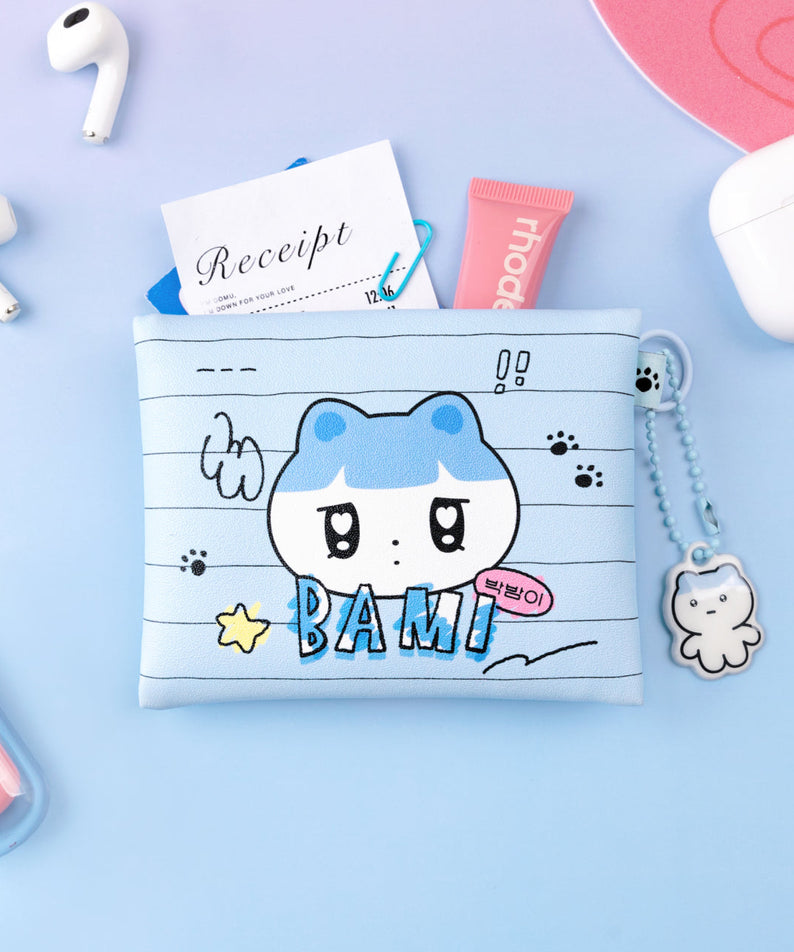 Mini Pouch & Keychain Set - Authentic Kakao Friends from Korea | Koolseoul