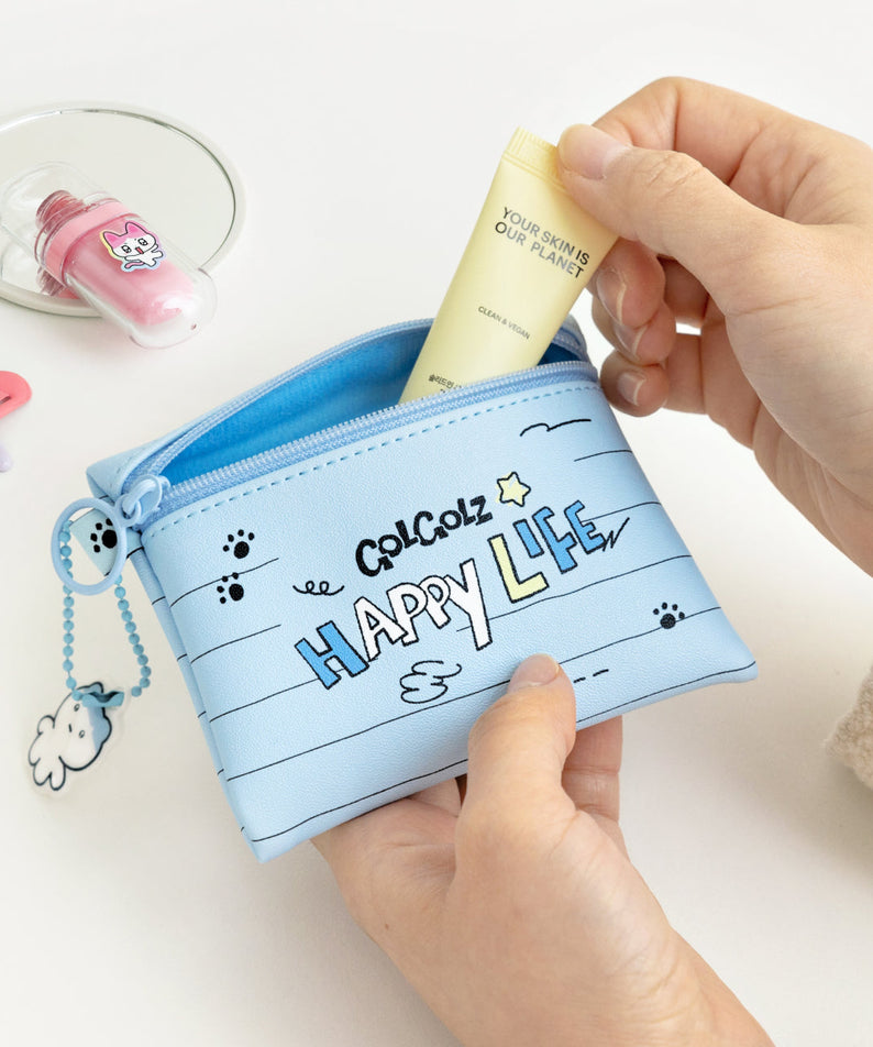 Mini Pouch & Keychain Set - Korean kawaii Kakao Friends | Koolseoul