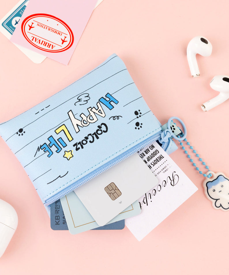 Mini Pouch & Keychain Set - Authentic Kakao Friends from Korea | Koolseoul