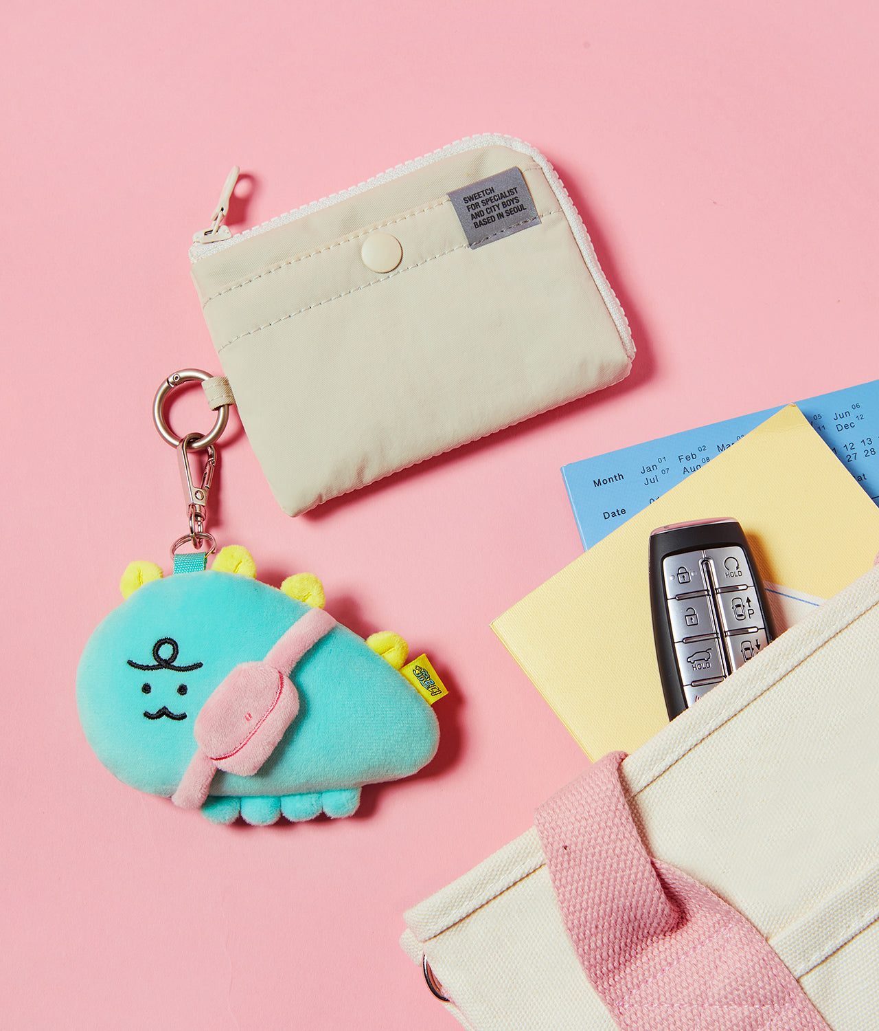 Plush Jordy Car Accessory - Official Kakao Friends merchandise | Koolseoul