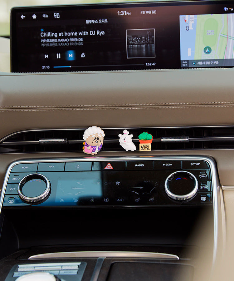 Figurine Car Accessory - Korean kawaii Kakao Friends | Koolseoul