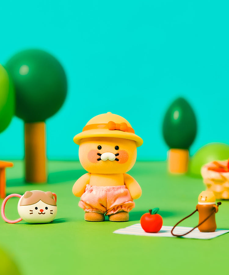 (OOTD) FigurineSet Pique-nique Chunsik Figurine - Authentic Kakao Friends from Korea | Koolseoul