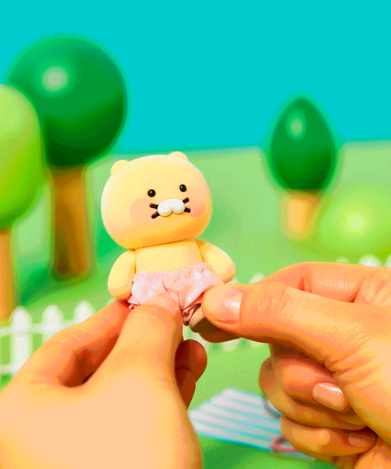 (OOTD) FigurineSet Pique-nique Chunsik Figurine - Korean kawaii Kakao Friends | Koolseoul