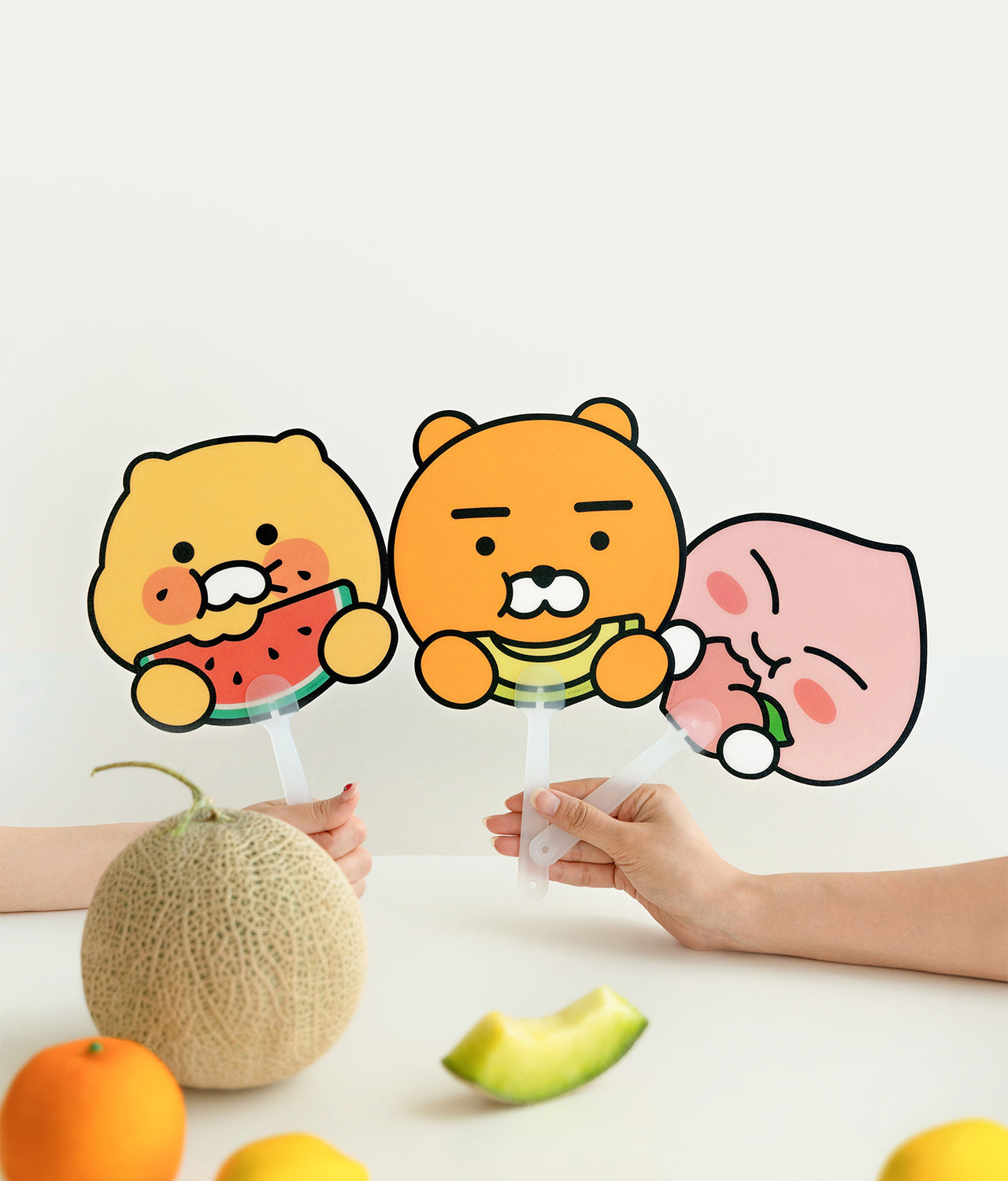 PP Apeach Hand Fan - Korean kawaii Kakao Friends | Koolseoul