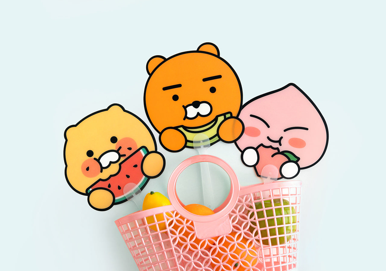 PP Apeach Hand Fan - Authentic Kakao Friends from Korea | Koolseoul