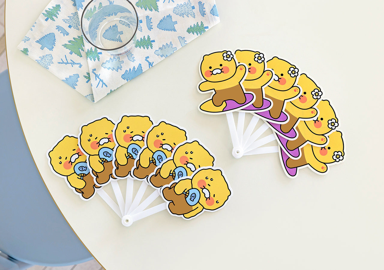 Chunsik Hand Fan - Authentic Kakao Friends from Korea | Koolseoul