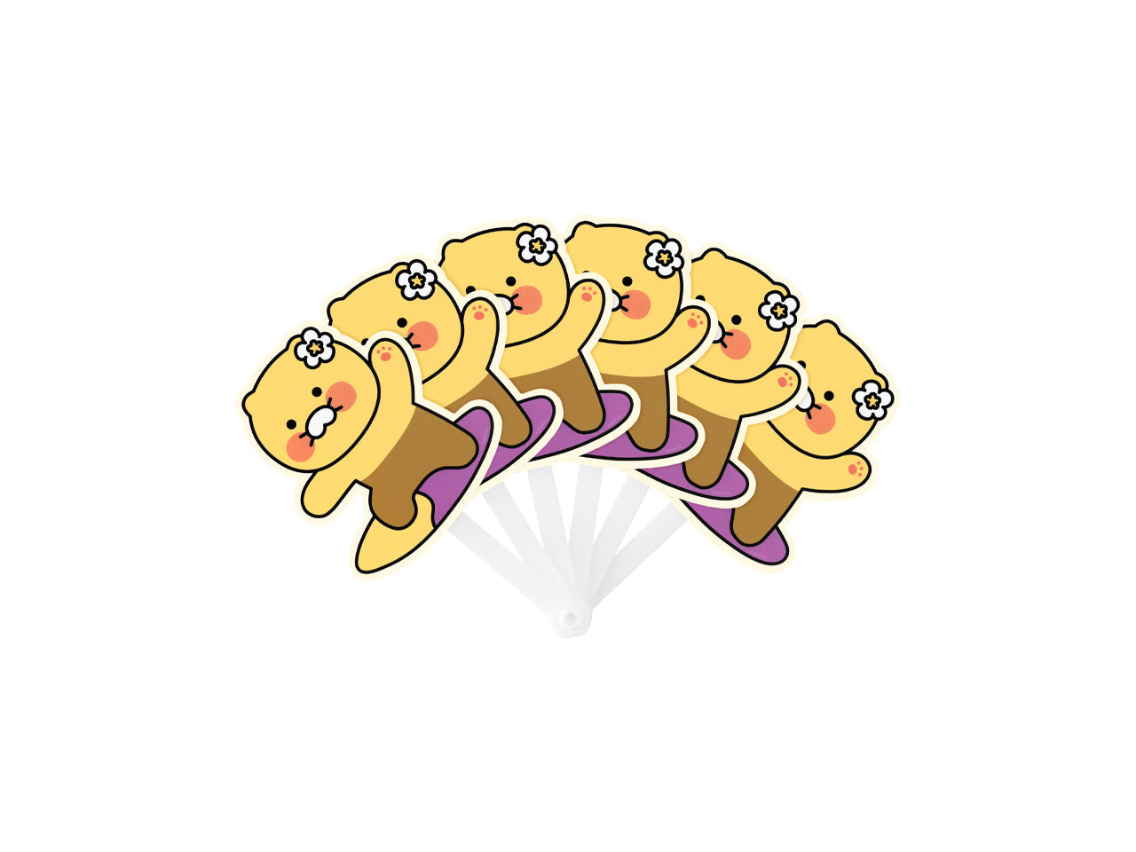 Chunsik Hand Fan - Official Kakao Friends merchandise | Koolseoul
