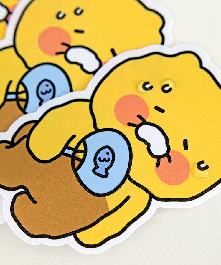 Chunsik Hand Fan - Korean kawaii Kakao Friends | Koolseoul