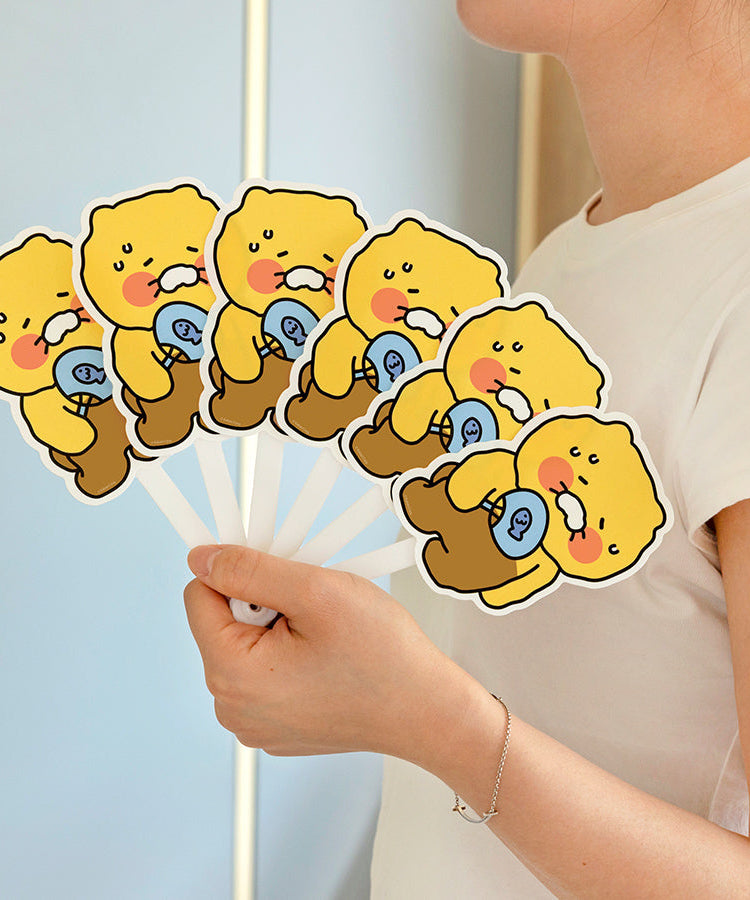 Chunsik Hand Fan - Official Kakao Friends merchandise | Koolseoul