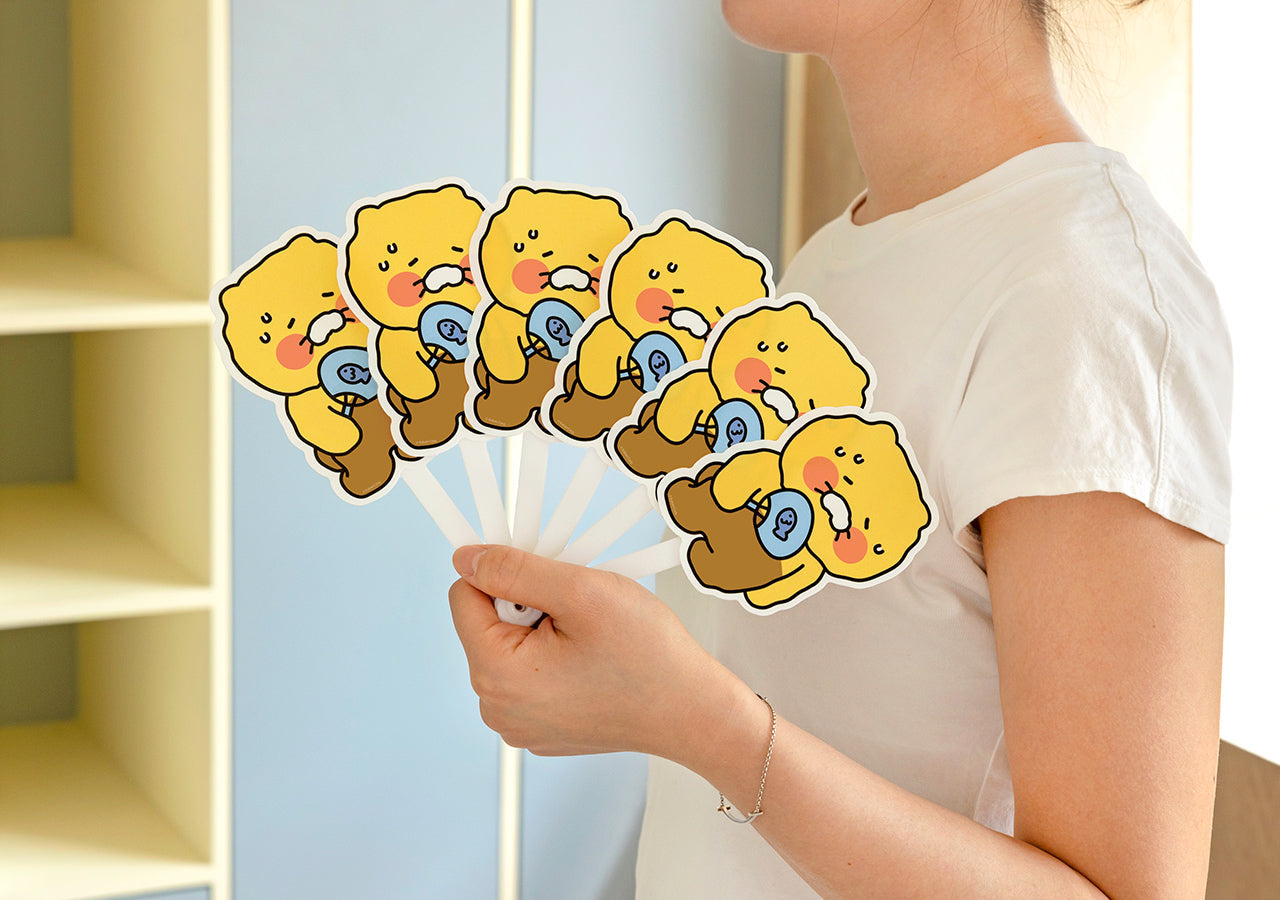 Chunsik Hand Fan - Official Kakao Friends merchandise | Koolseoul