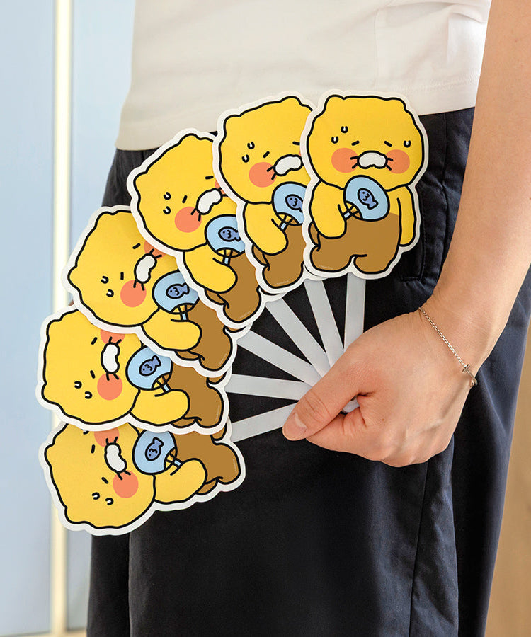 Chunsik Hand Fan - Korean kawaii Kakao Friends | Koolseoul