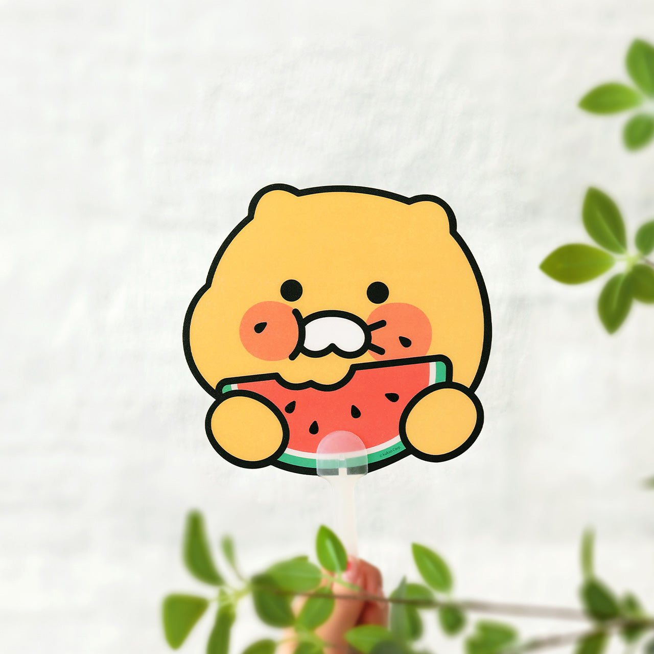 PP Chunsik Hand Fan - Official Kakao Friends merchandise | Koolseoul