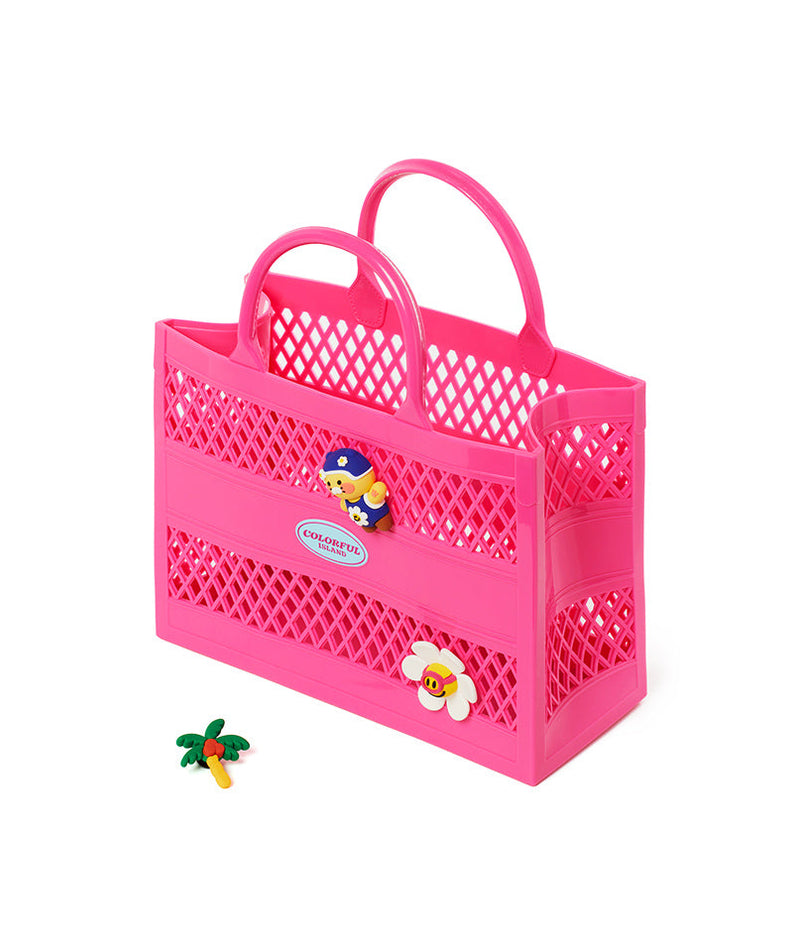 [Set] XFriends &Silicone Chunsik Eco Bag - Authentic Kakao Friends from Korea | Koolseoul