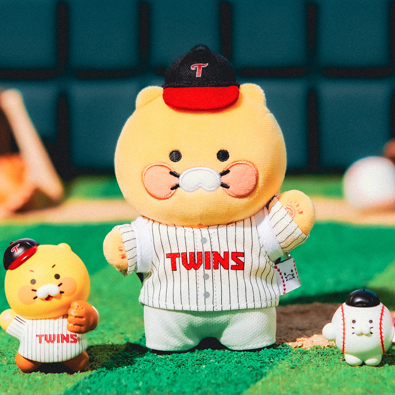 [] LG Keychain Plush V4 Chunsik - Authentic Kakao Friends from Korea | Koolseoul