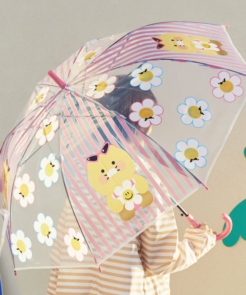 XFriends Clear Umbrella Chunsik - Authentic Kakao Friends from Korea | Koolseoul