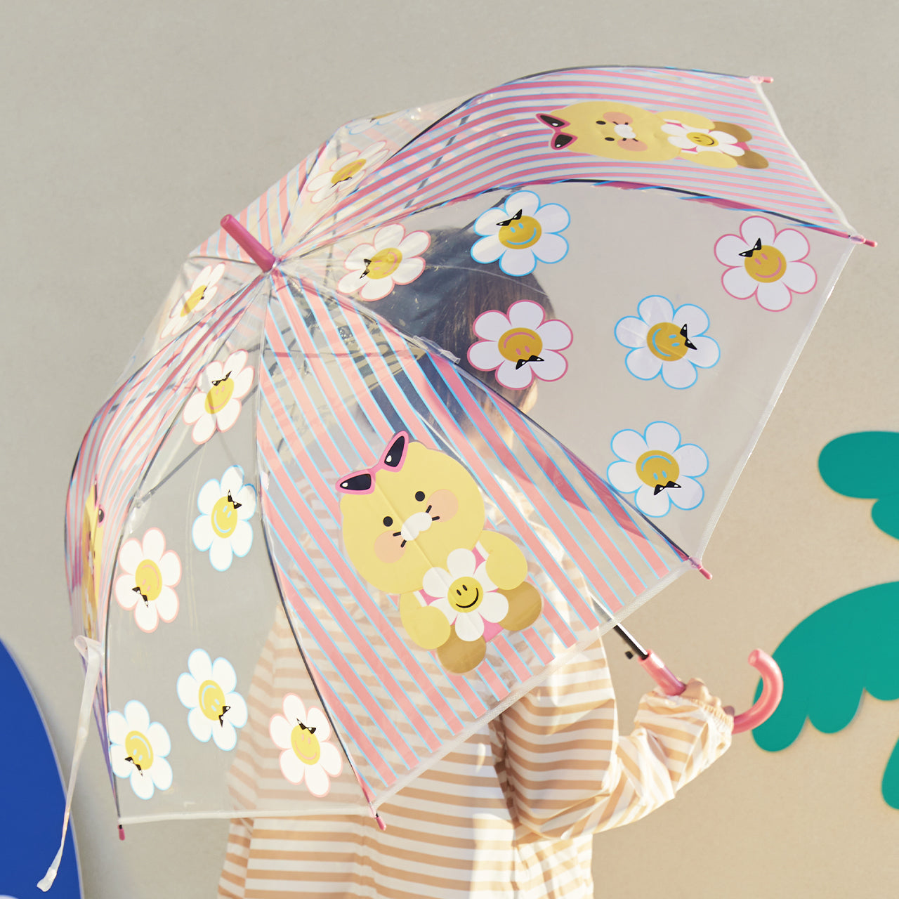XFriends Clear Umbrella Chunsik - Authentic Kakao Friends from Korea | Koolseoul