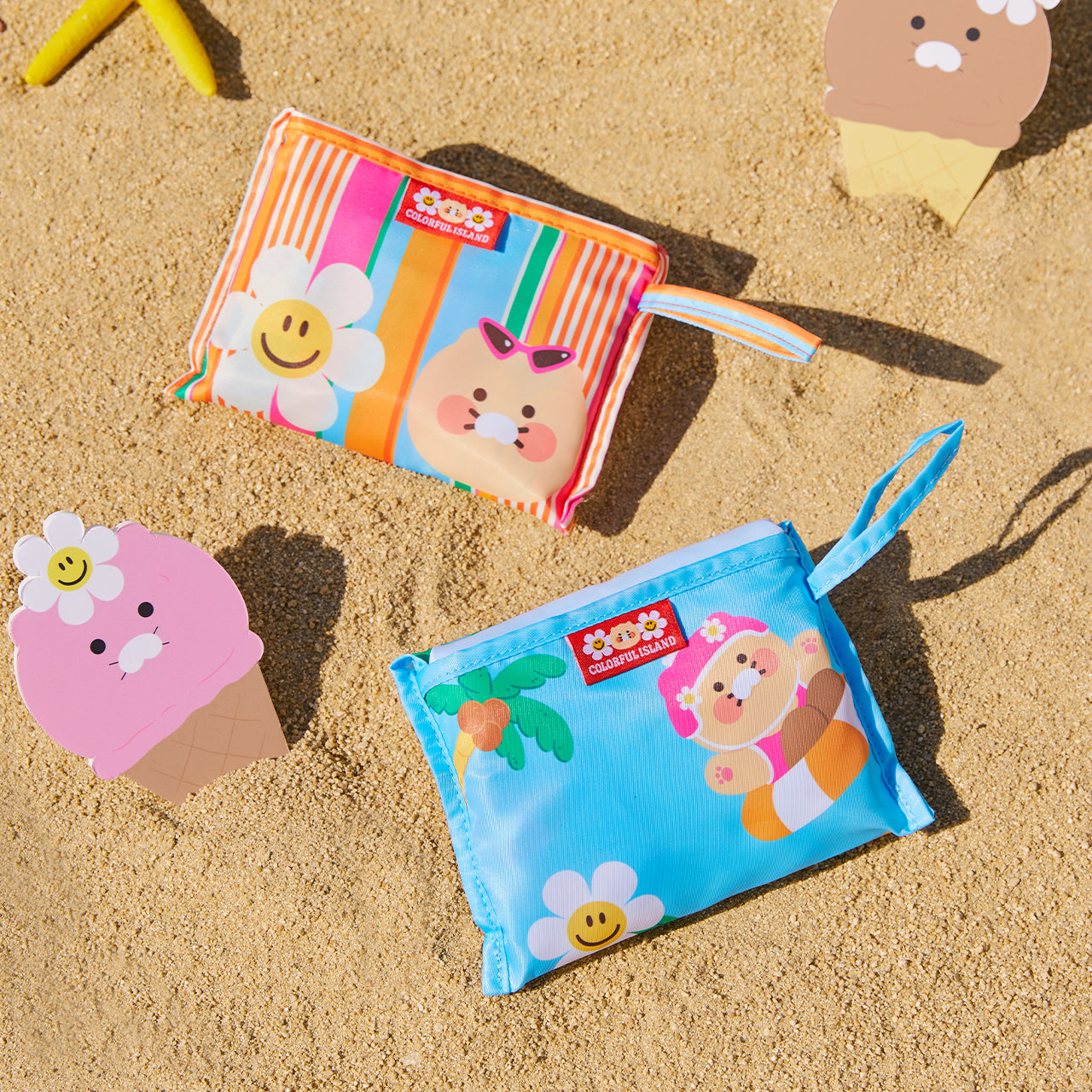 XFriends Chunsik Eco Bag - Korean kawaii Kakao Friends | Koolseoul