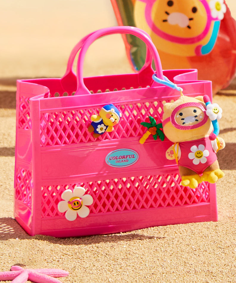 [Set] XFriends &Silicone Chunsik Eco Bag - Authentic Kakao Friends from Korea | Koolseoul