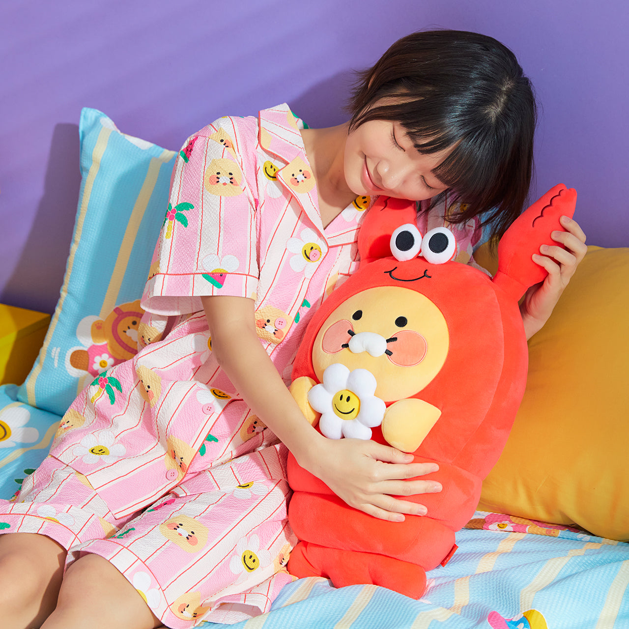 Cute XFriends Cushion Chunsik - Kakao Friends Korea | Koolseoul