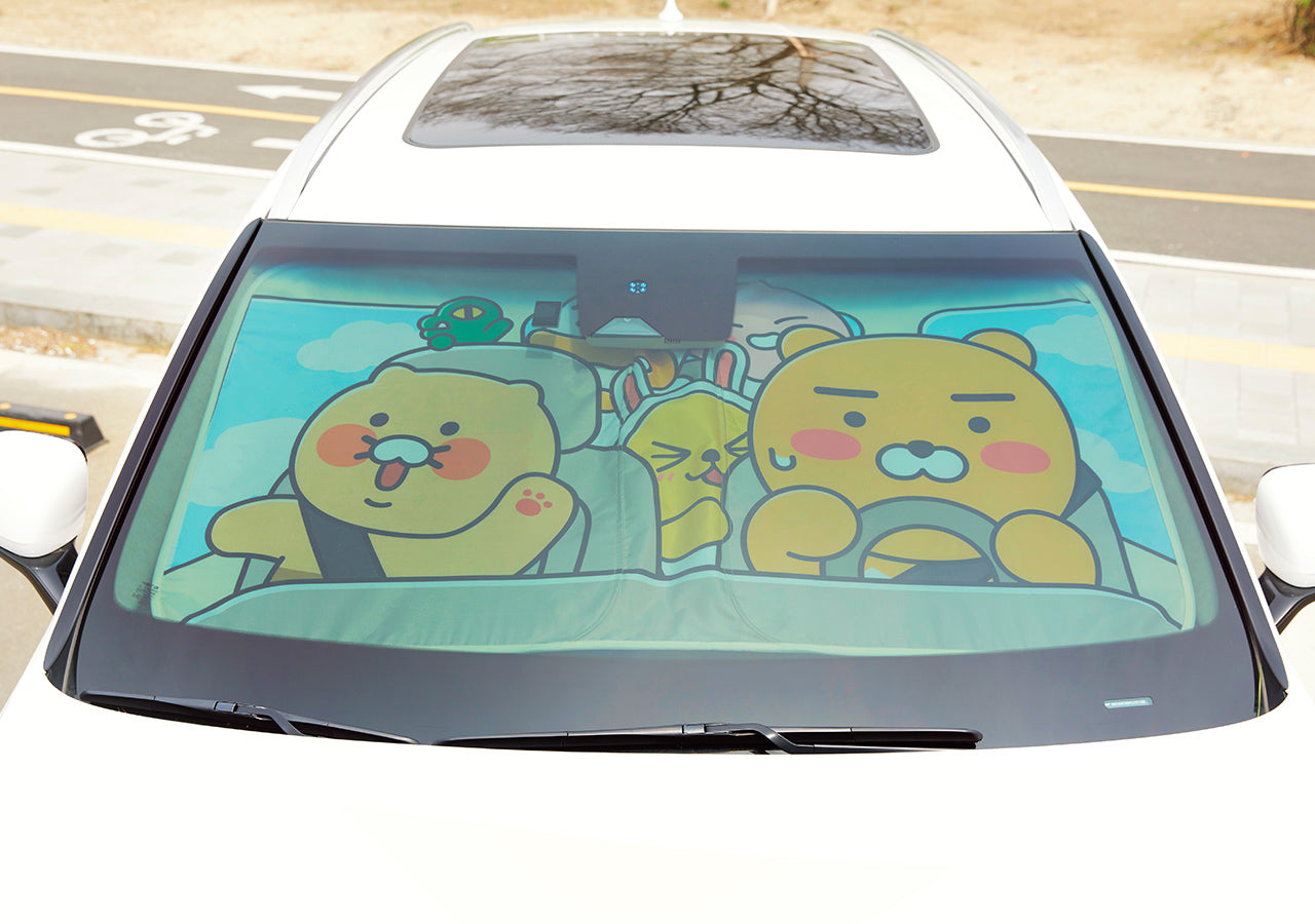 Glass Friends Car Accessory - Authentic Kakao Friends from Korea | Koolseoul