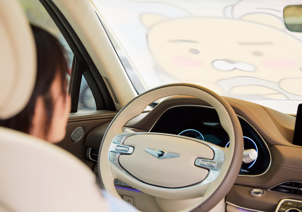Glass Friends Car Accessory - Korean kawaii Kakao Friends | Koolseoul