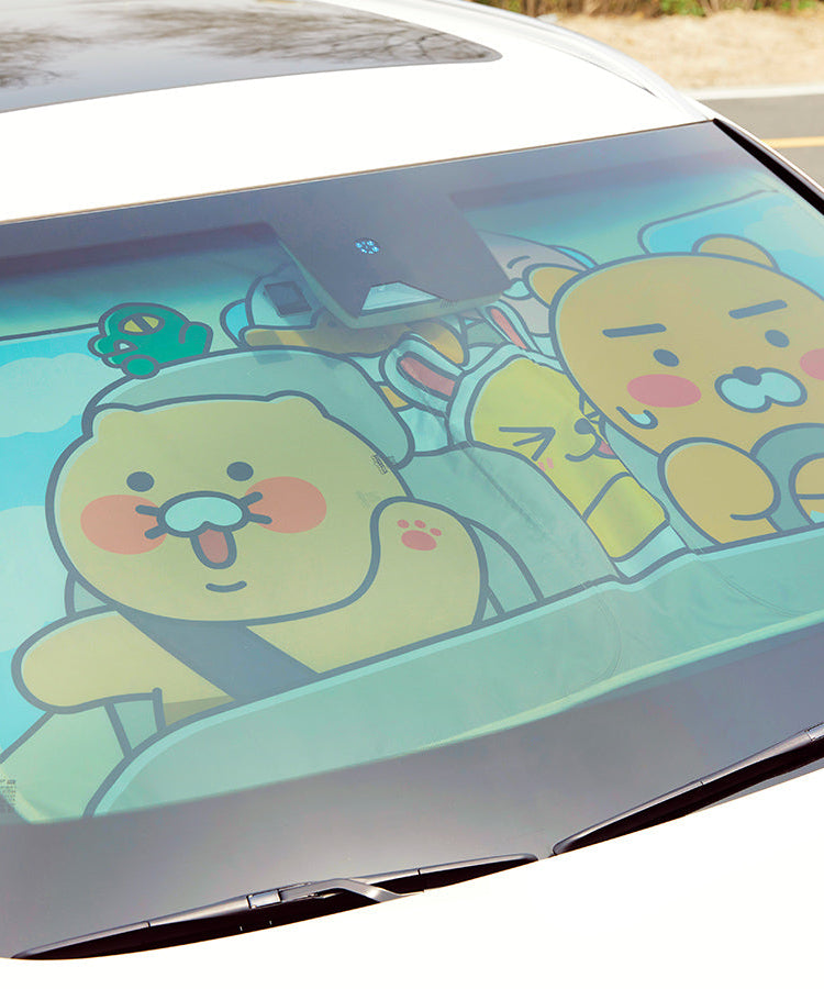 Glass Friends Car Accessory - Korean kawaii Kakao Friends | Koolseoul