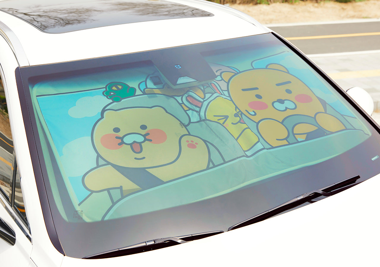 Glass Friends Car Accessory - Korean kawaii Kakao Friends | Koolseoul