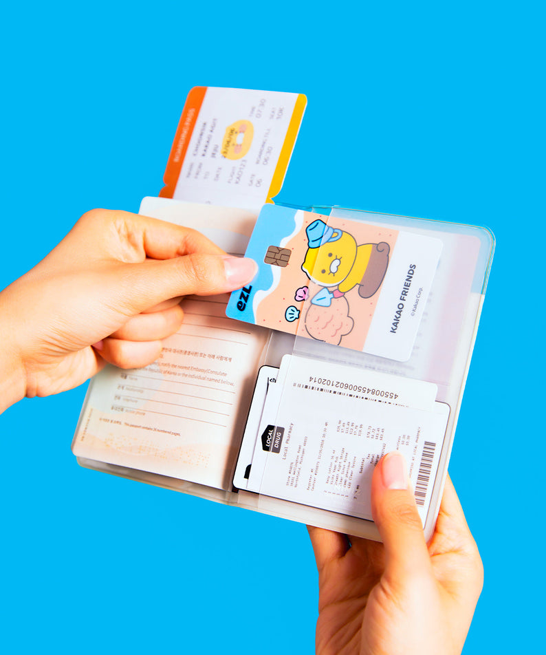 Passport Holder Travel Wallet - Korean kawaii Kakao Friends | Koolseoul