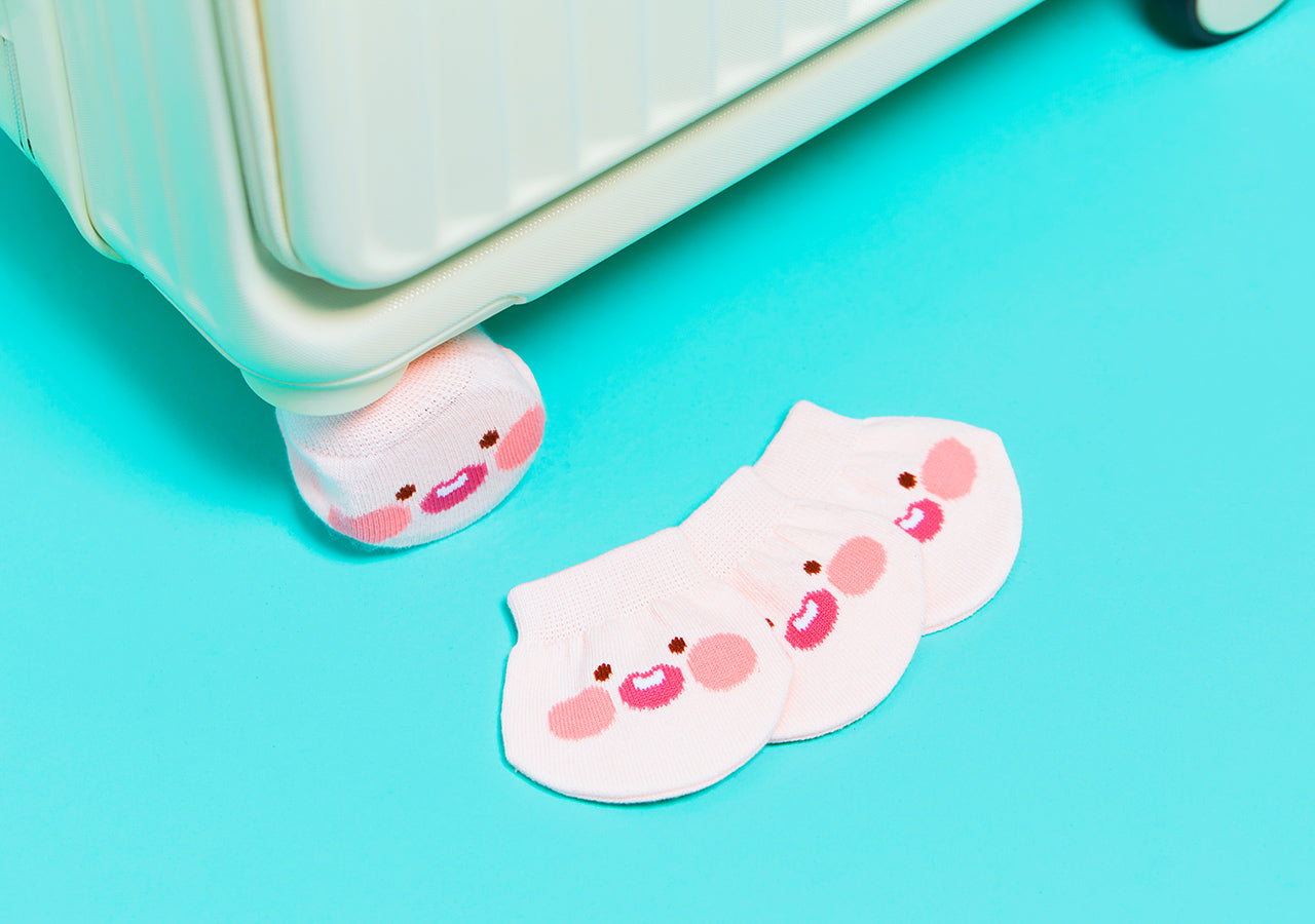 Valise 4P Apeach Travel Accessory - Korean kawaii Kakao Friends | Koolseoul