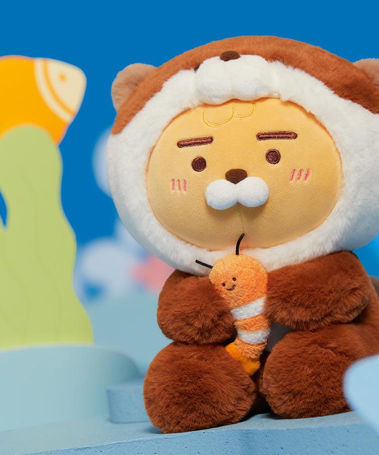 FRIENDZOO Plush Little Ryan - Authentic Kakao Friends from Korea | Koolseoul