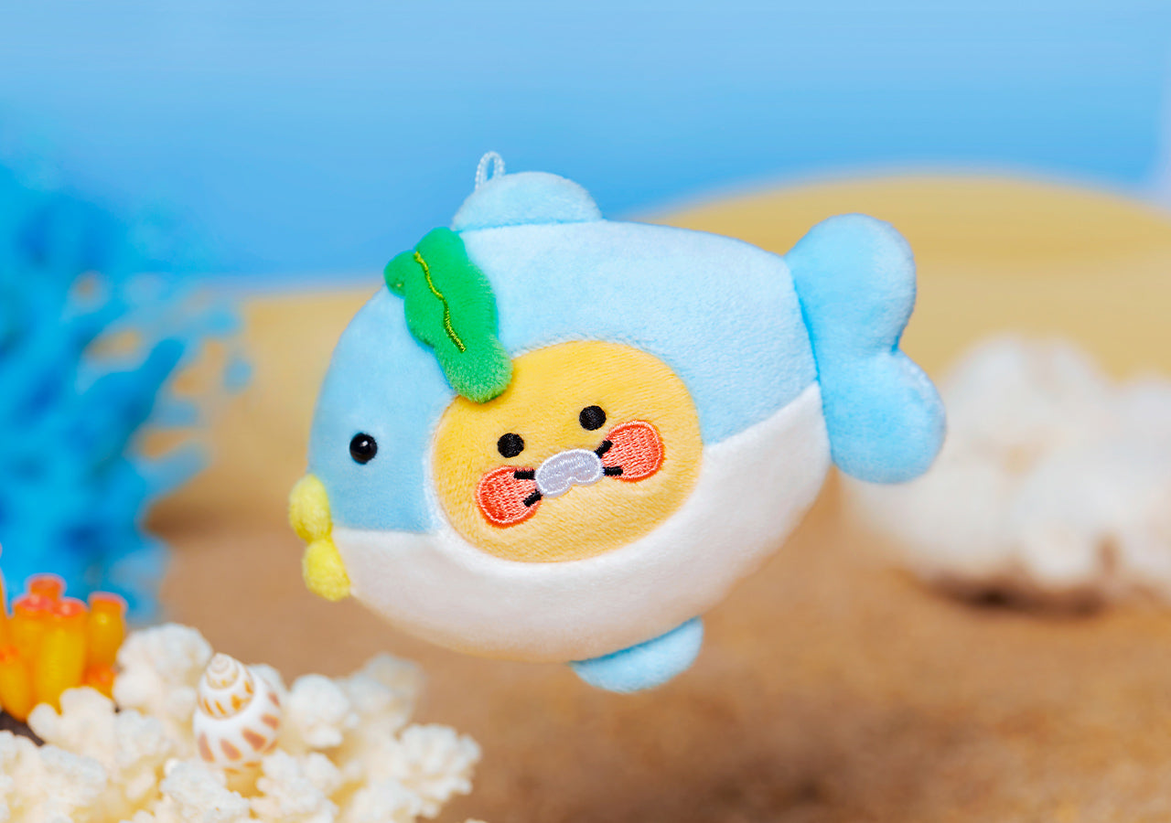 Kakao Friends Chunsik Plush Keyring