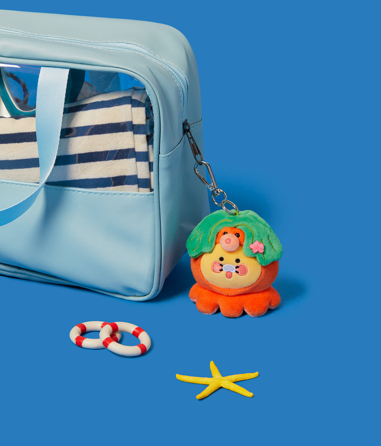 Kakao Friends Chunsik Plush Keyring