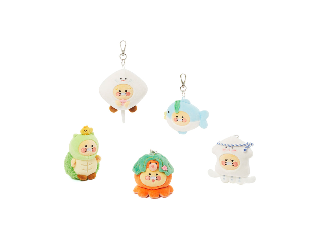 Kakao Friends Chunsik Plush Keyring