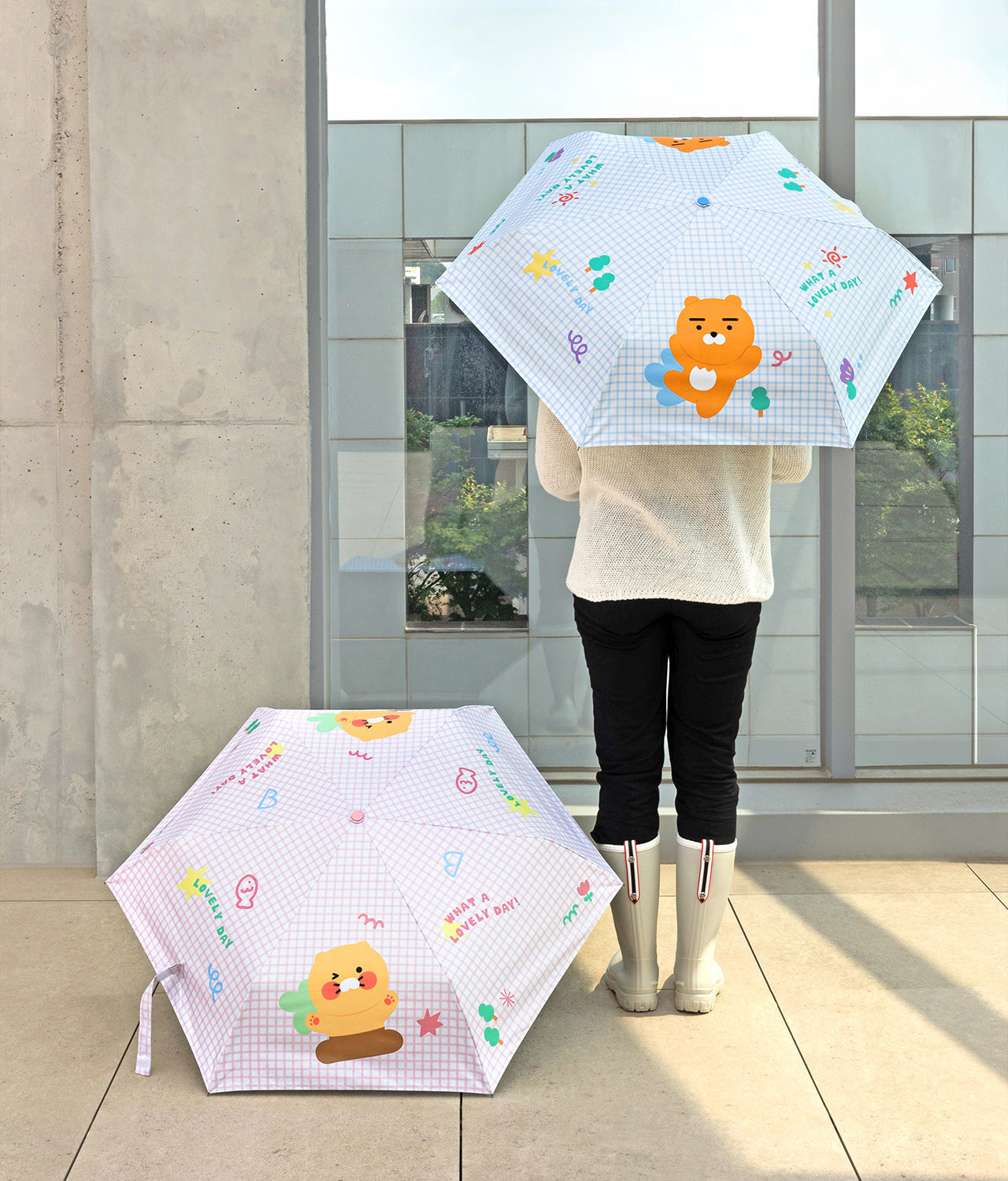 3 Umbrella Rose Chunsik - Official Kakao Friends merchandise | Koolseoul