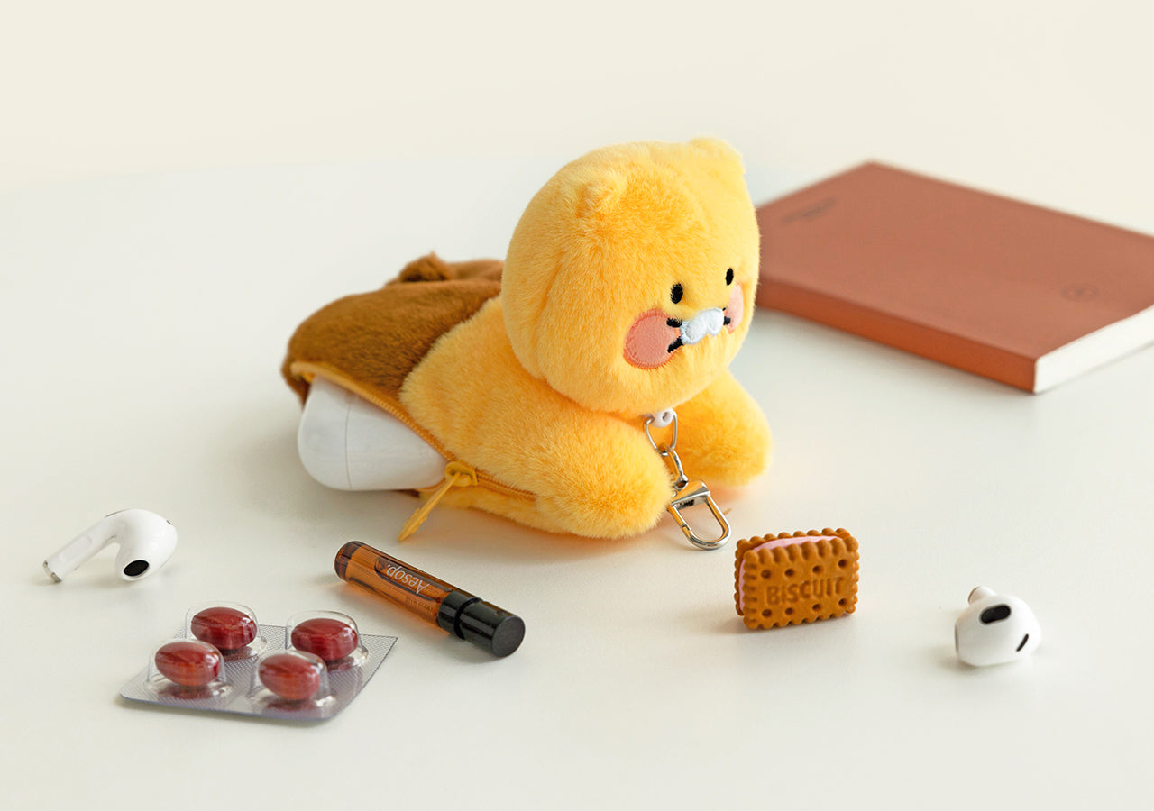 Pouch Keychain Chunsik - Authentic Kakao Friends from Korea | Koolseoul
