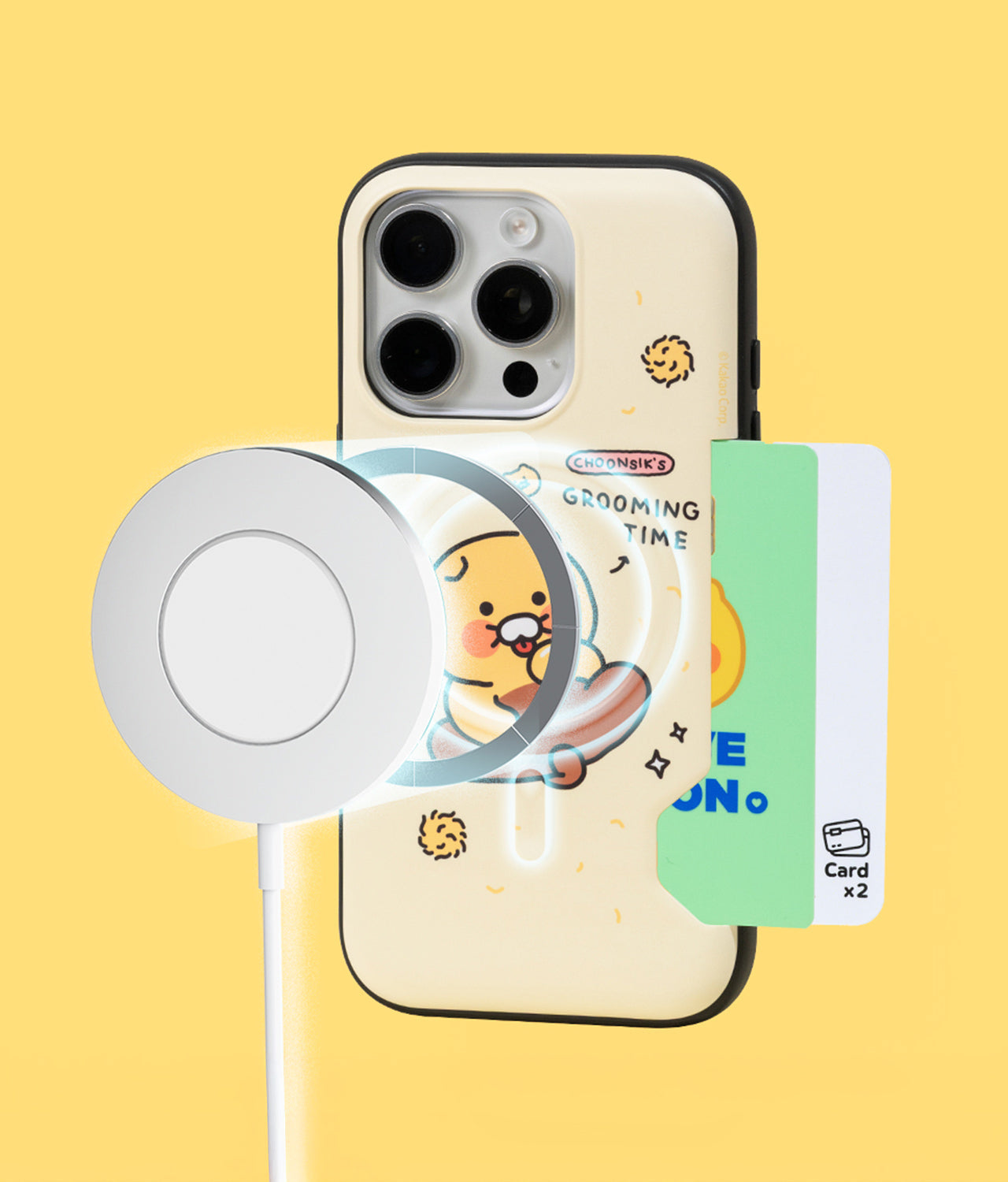 Card Chunsik Plastique Coque Telephone - Authentic Kakao Friends from Korea | Koolseoul
