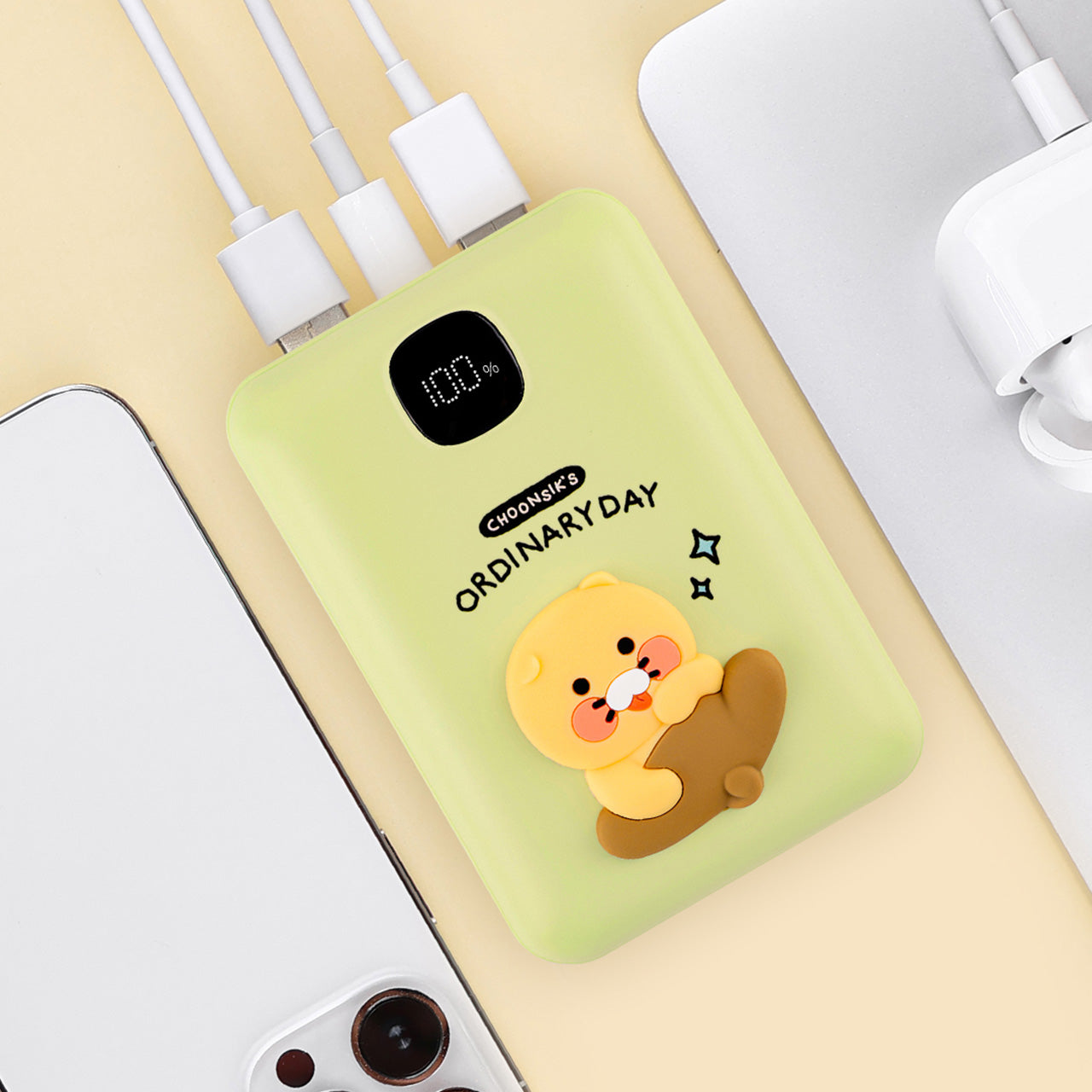 Power Bank 20,000 Green - Korean kawaii Kakao Friends | Koolseoul