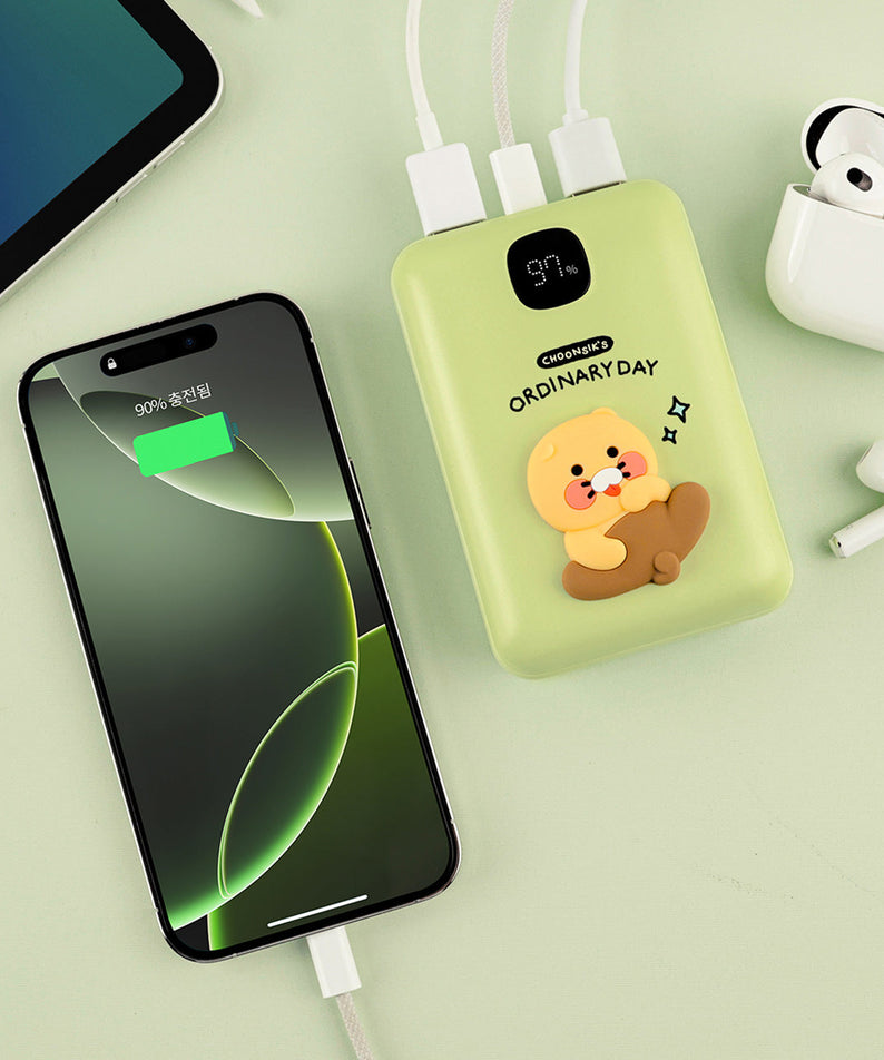 Power Bank 20,000 Green - Official Kakao Friends merchandise | Koolseoul