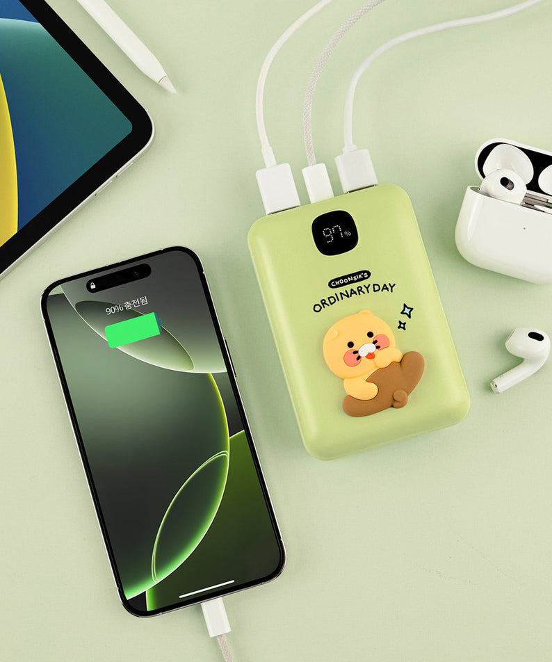Power Bank 20,000 Green - Authentic Kakao Friends from Korea | Koolseoul