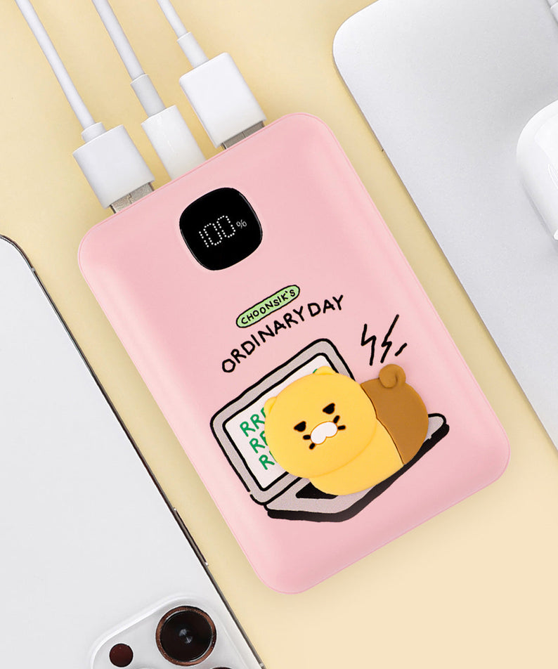 Power Bank 20,000 Rose - Official Kakao Friends merchandise | Koolseoul