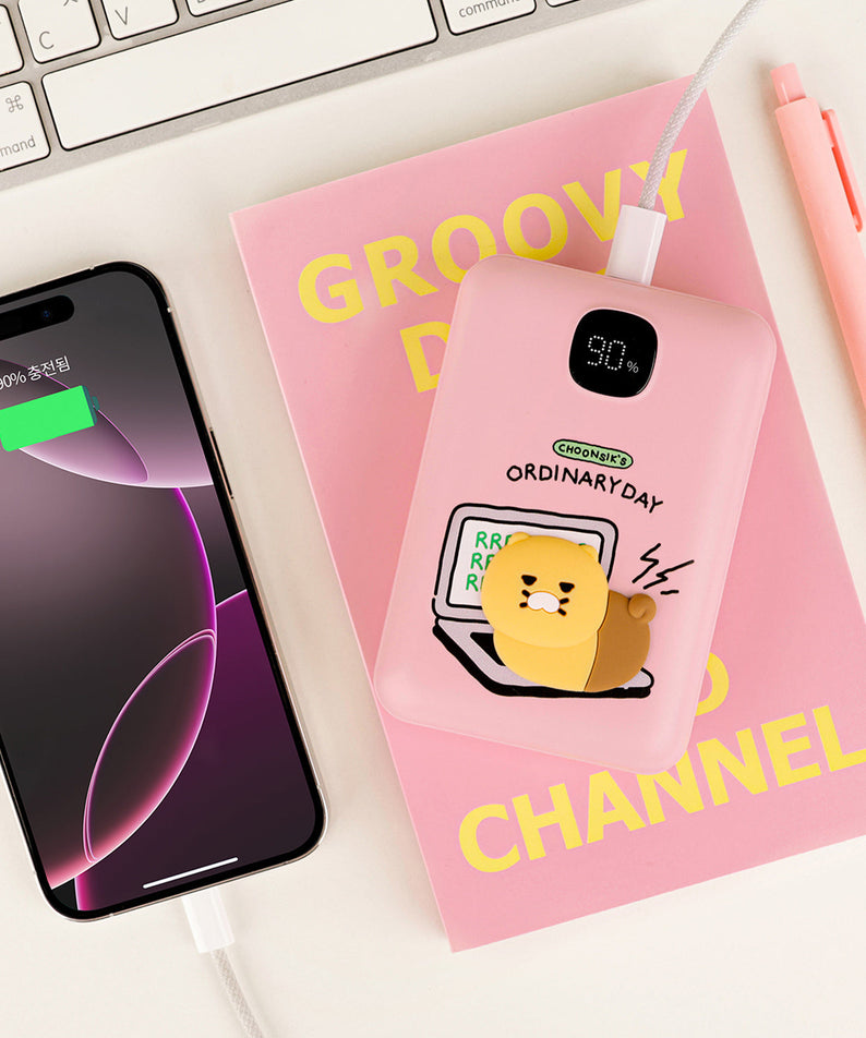 Power Bank 20,000 Rose - Authentic Kakao Friends from Korea | Koolseoul