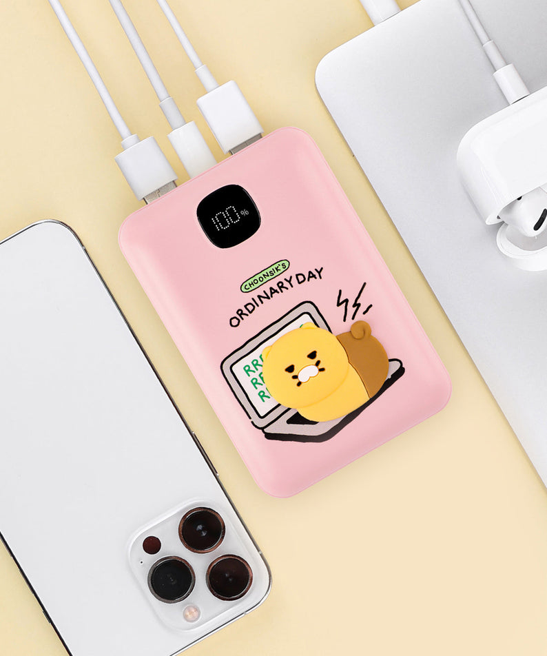 Power Bank 20,000 Rose - Authentic Kakao Friends from Korea | Koolseoul