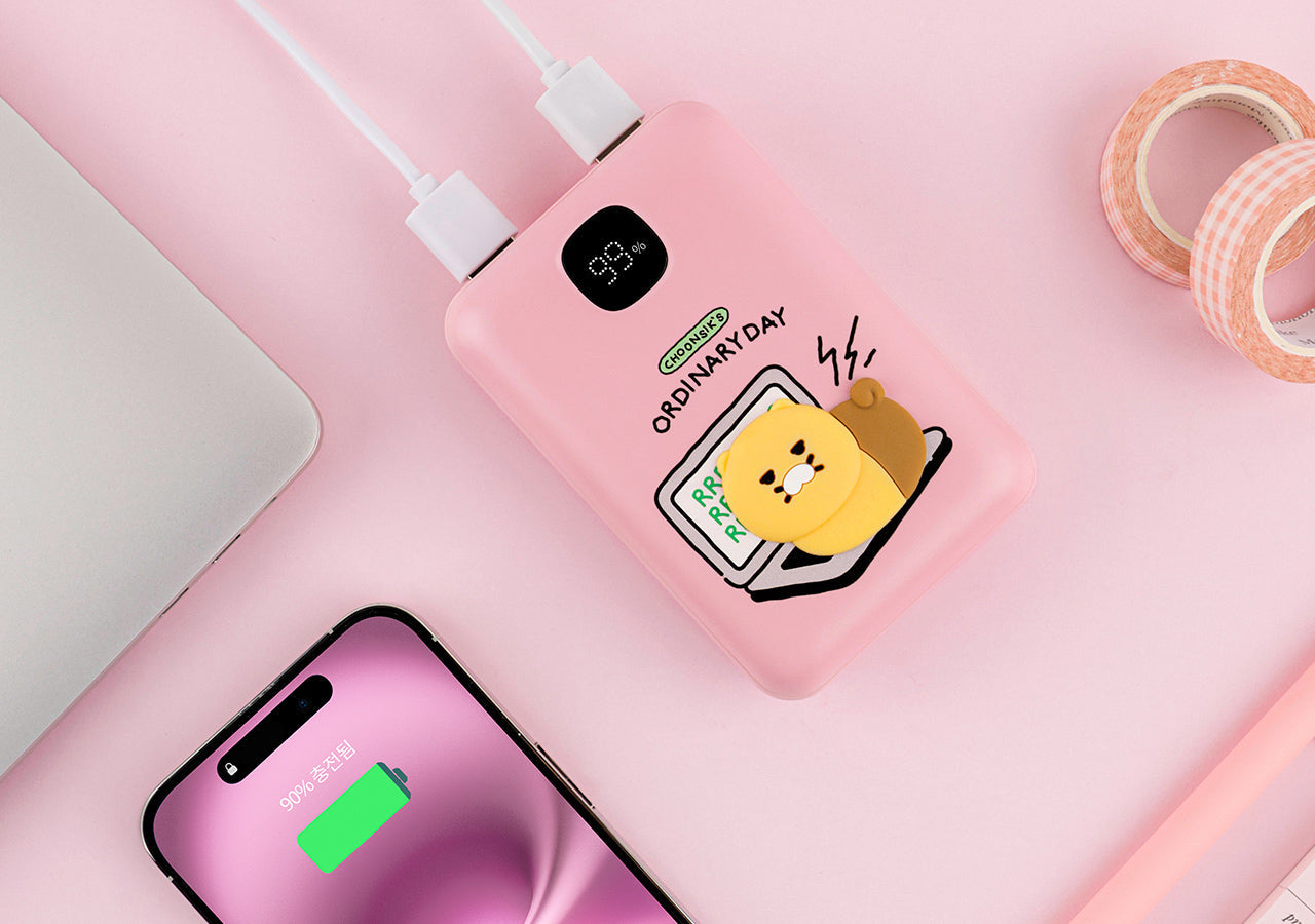 Power Bank 20,000 Rose - Authentic Kakao Friends from Korea | Koolseoul