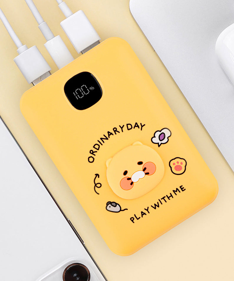 Power Bank 10,000 Yellow - Authentic Kakao Friends from Korea | Koolseoul