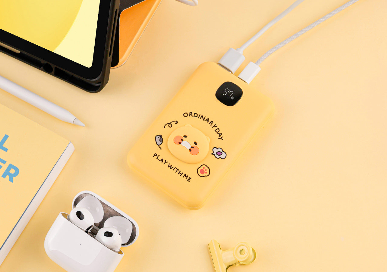 Power Bank 10,000 Yellow - Korean kawaii Kakao Friends | Koolseoul