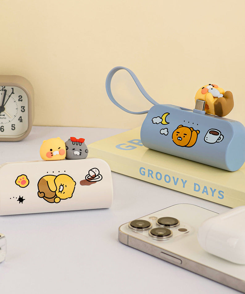 Power Bank 5,000 C Chunsik - Authentic Kakao Friends from Korea | Koolseoul