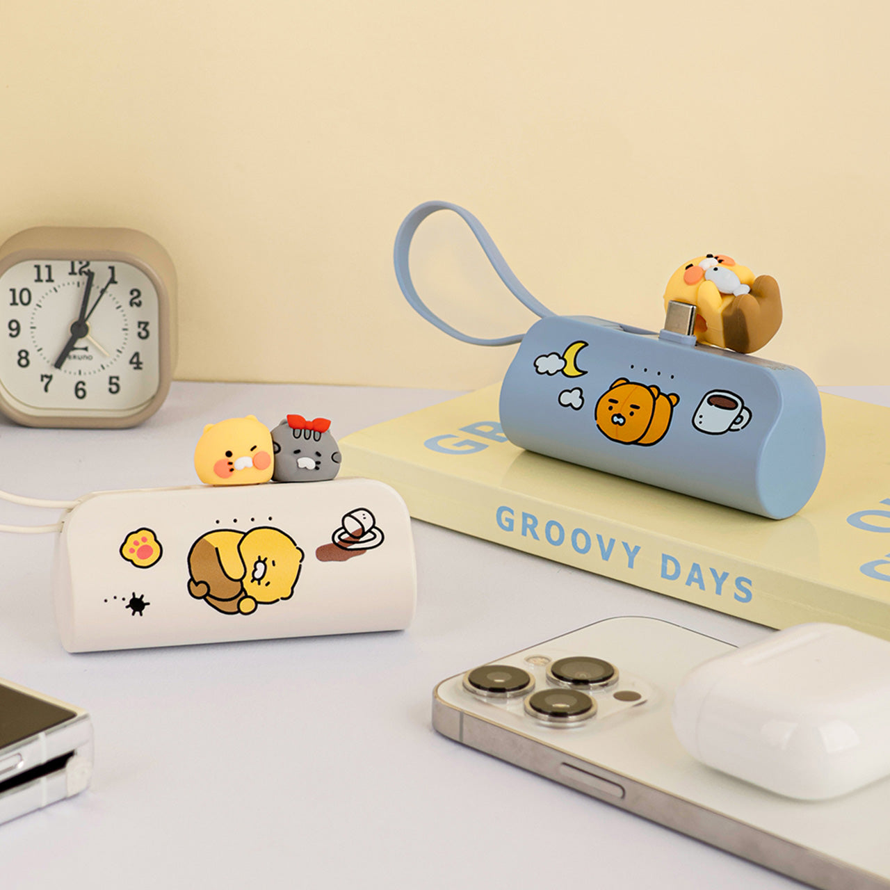 Power Bank 5,000 C Chunsik - Authentic Kakao Friends from Korea | Koolseoul