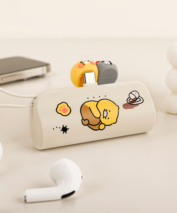 Power Bank 5,000 C Chunsik - Official Kakao Friends merchandise | Koolseoul