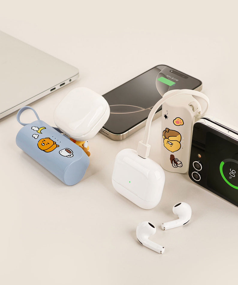 Power Bank 5,000 C Chunsik - Authentic Kakao Friends from Korea | Koolseoul